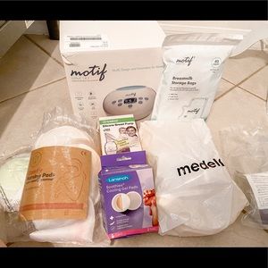 Motif Luna Double Breast Pump and Nursing Supplies